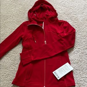 Lululemon Hooded Define Jacket NULU Dark Red NWT